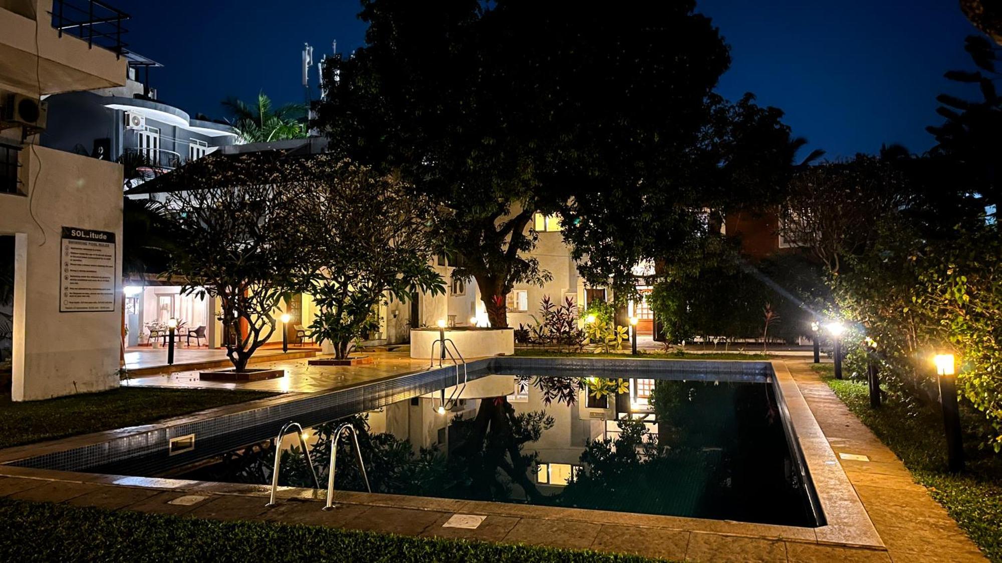 Villa M - Solitude: Beachside Candolim Retreat with Pool Exterior photo
